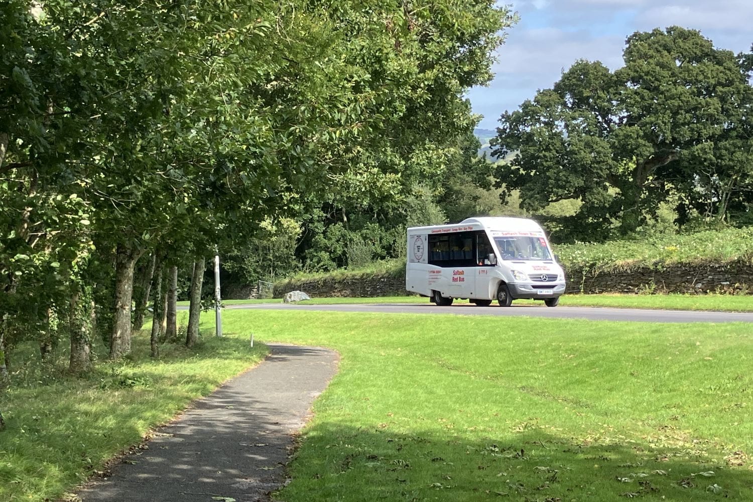 Saltash Red Bus